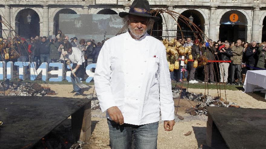 El chef Francis Mallman, ayer.