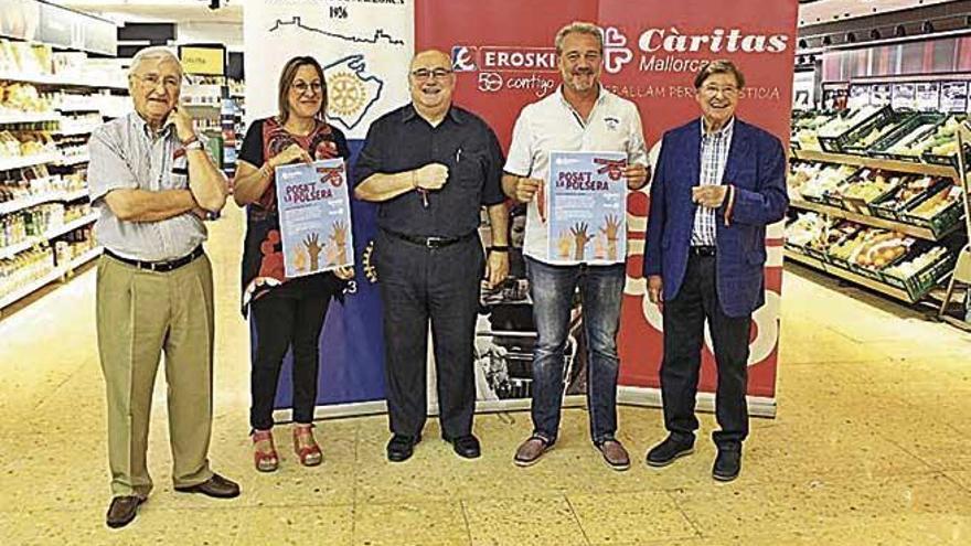 Eroski presenta una campaña solidaria  a beneficio de Càritas Mallorca