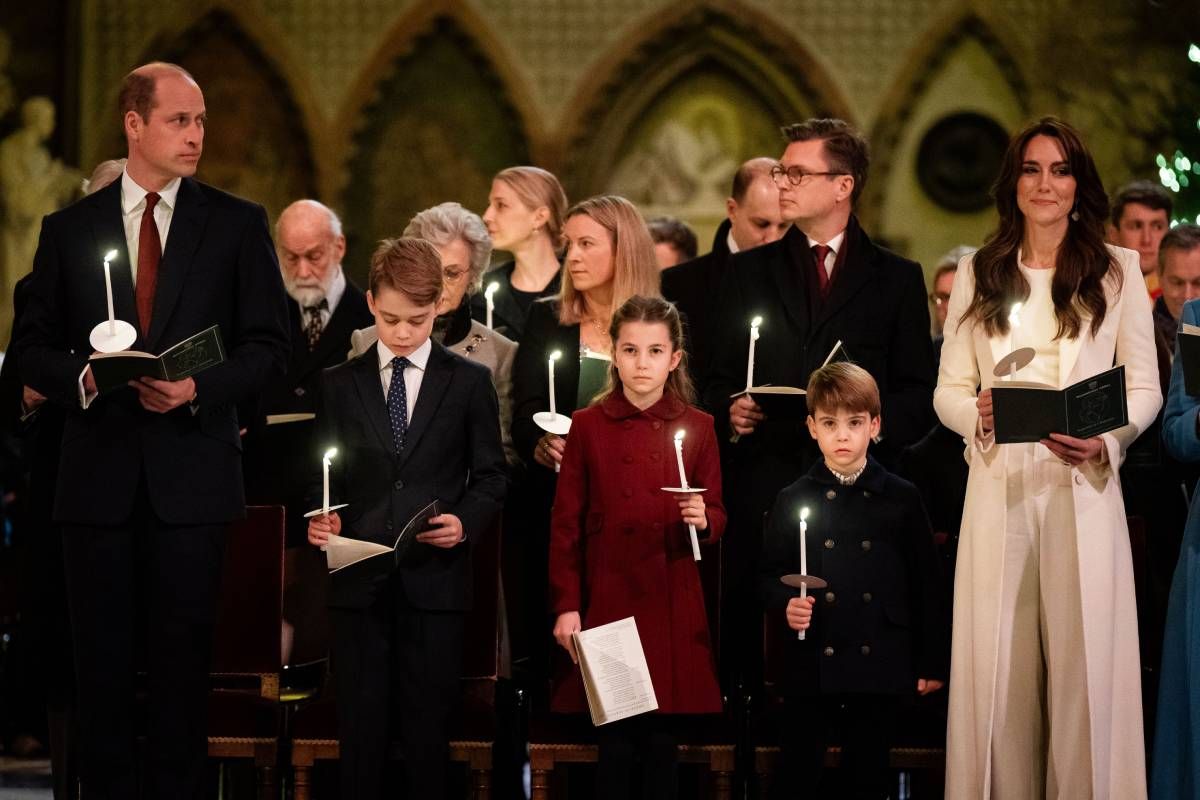 Los príncipes de Gales y sus hijos en el tradicional concierto navideño