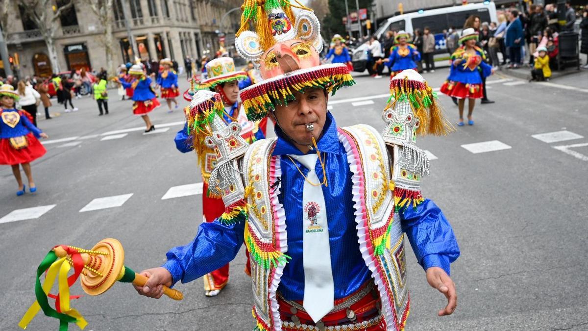 Carnaval Latino en Passeig de Gràcia