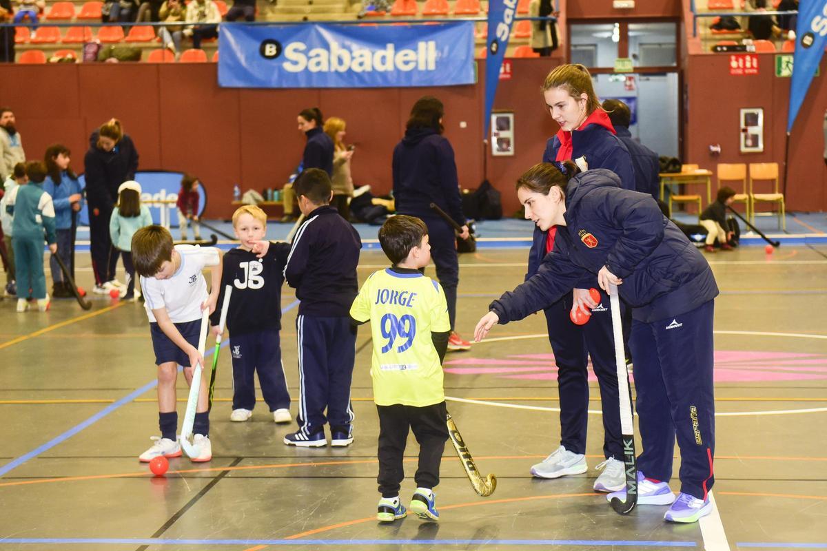 Clínic de la selección española de hockey sala en A Coruña