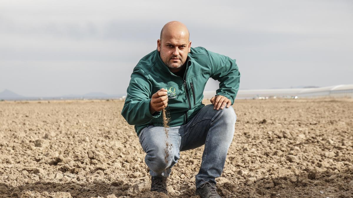 Juan Manuel Cáceres, productor de arroz y maíz en Hernán Cortés.