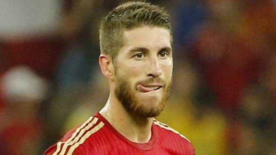 Ramos, tras el partido.