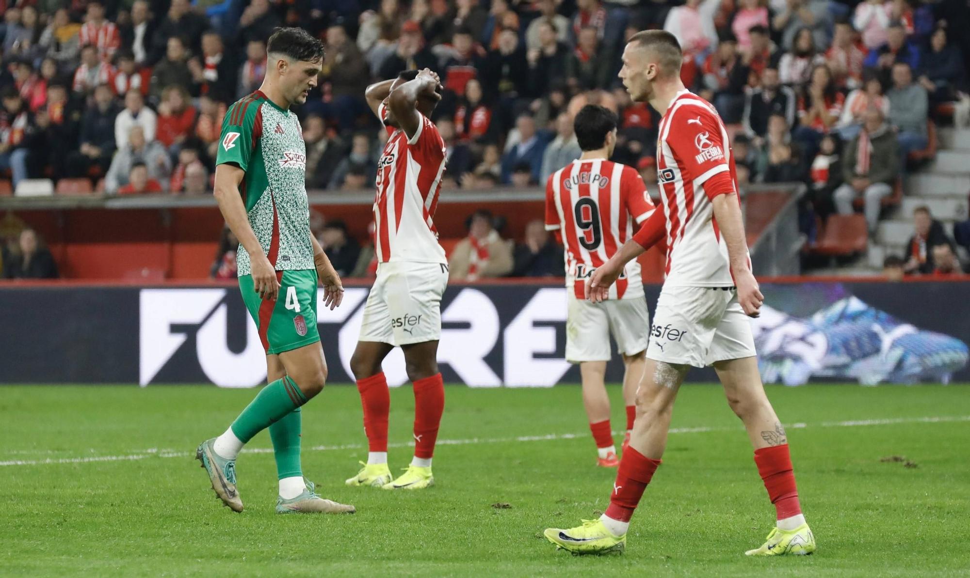 Así fue el partido Sporting-Granada, en imágenes