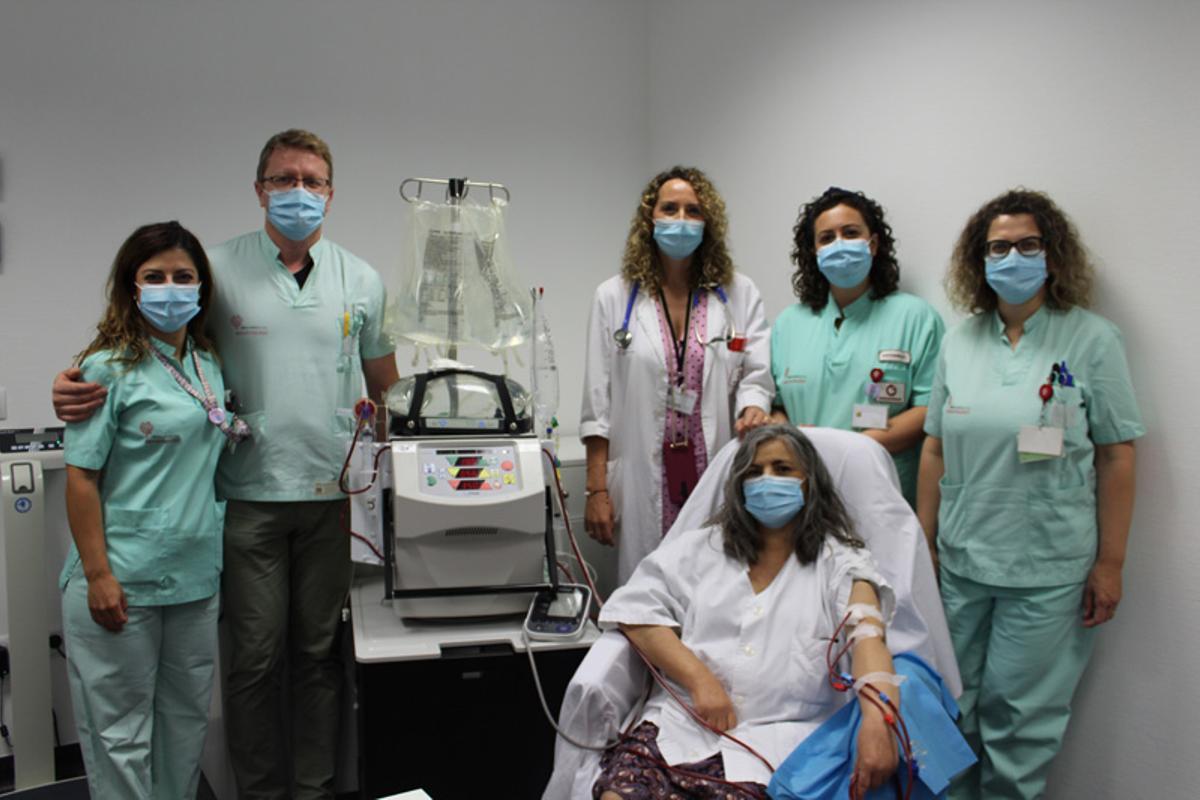 Equipo sanitario de diálisis domiciliaria del Hospital del Vinalopó