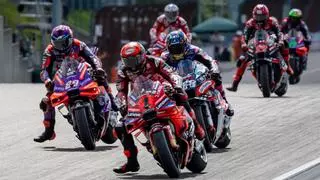 Clasificación y sprint de MotoGP en Silverstone: Horario y dónde ver por TV y online