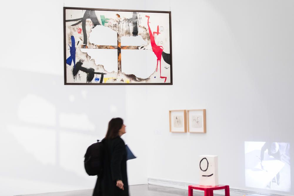 Inauguración de una muestra sobre Miró en el IVAM