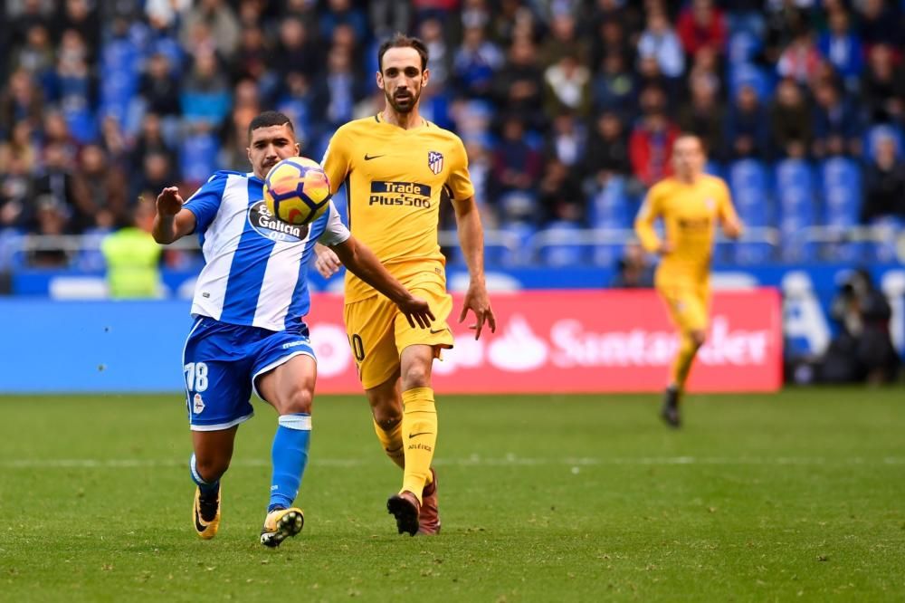 El Dépor cae en el descuento ante el Atlético