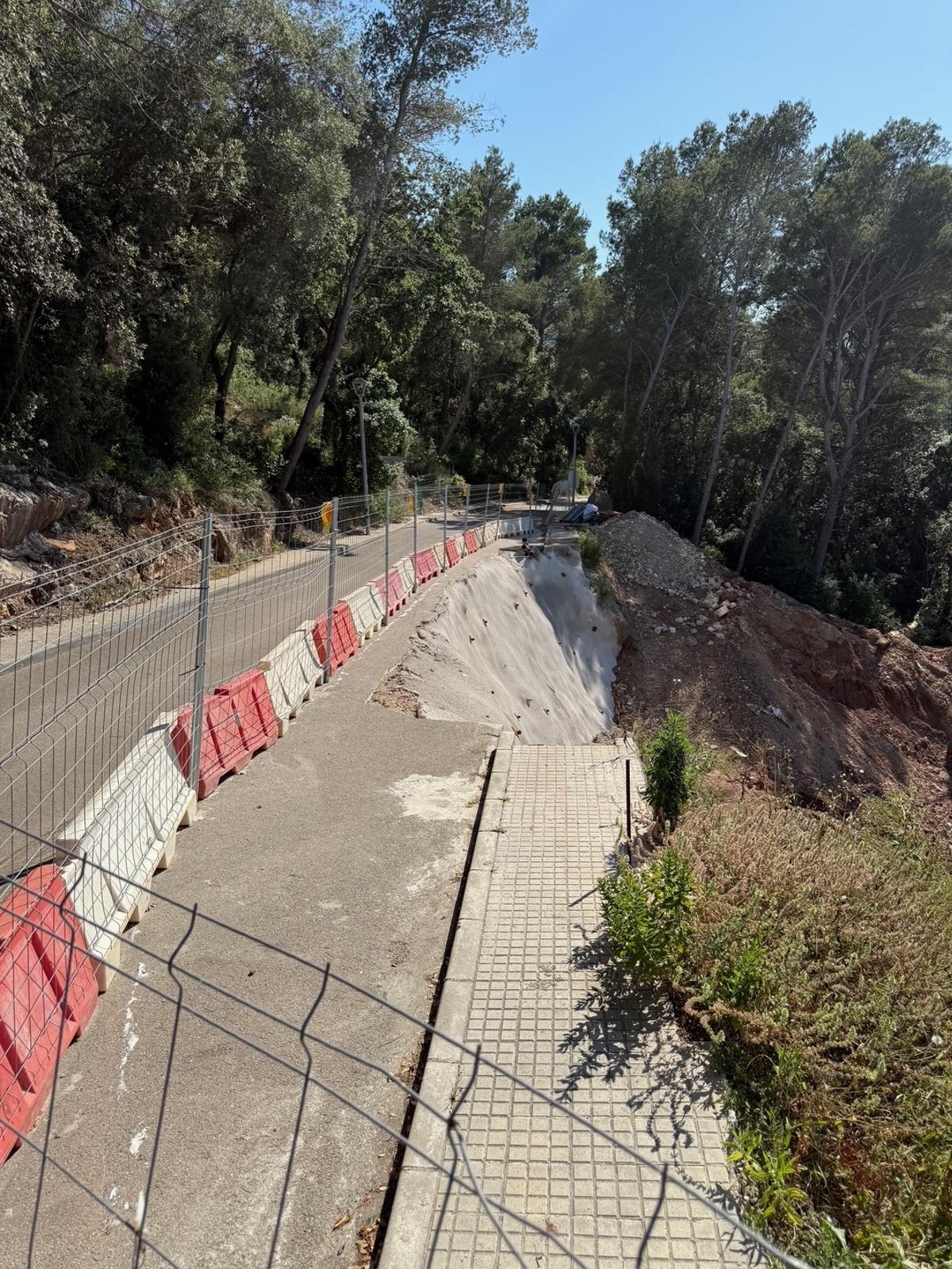 Vista del acceso a Gotmar.