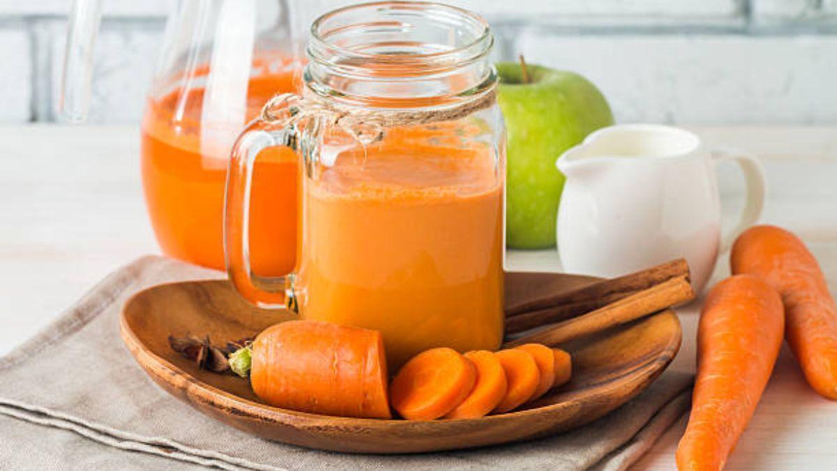 BATIDOS DEPURATIVOS: El batido detox de zanahoria y manzana para conseguir  un vientre plano