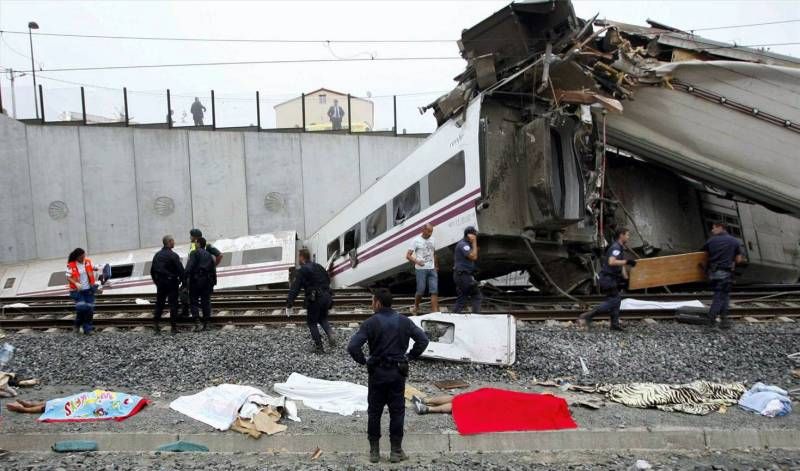 Fotogalería del accidente de Santiago