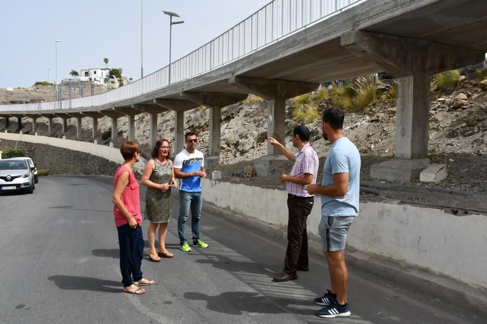 Paseo peatonal de la GC-500 que une Arguineguín con Patalavaca