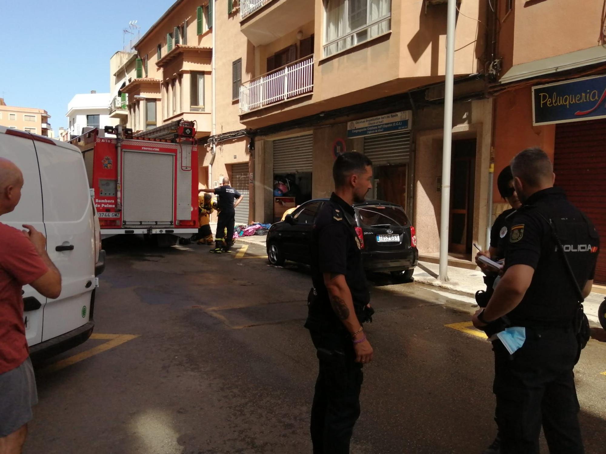 Incendio en una iglesia evangélica de Palma