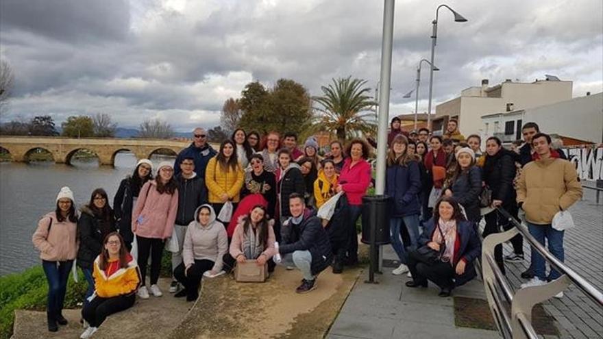 Encuentro del ies jálama y alumnos portugueses