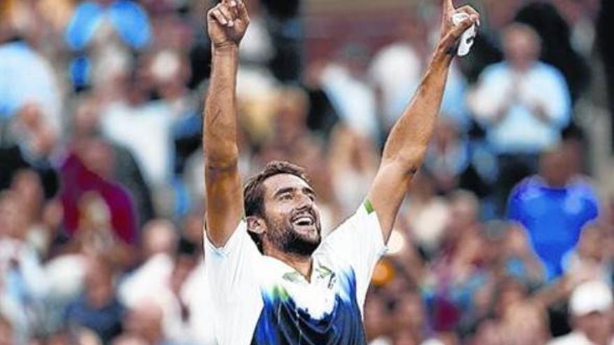 El croata Cilic asciende al podio del tenis mundial