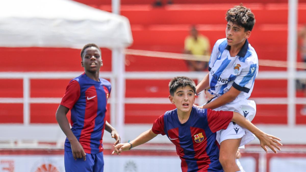 El Barça debutó en The Football Games Cancún contra la Real Sociedad