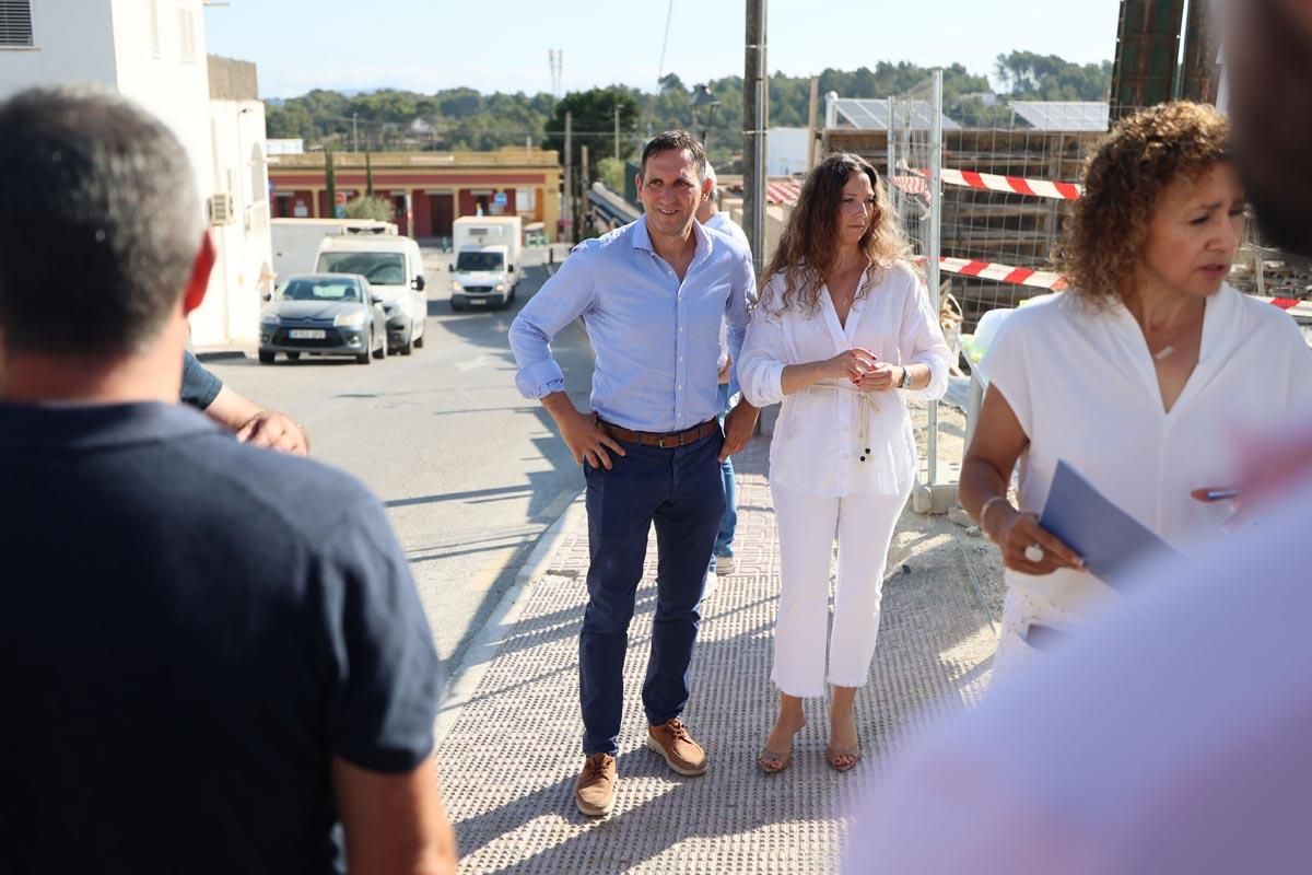 Galería: visita a las obras de la nueva escoleta de Sant Rafel