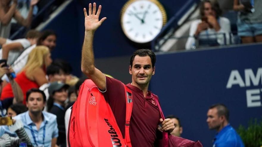 Federer se funde en Nueva York