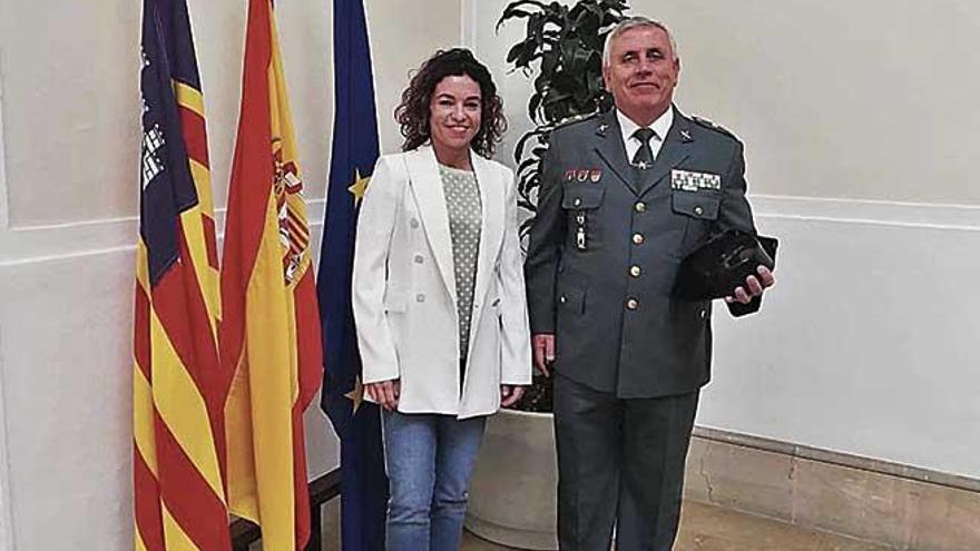 El teniente coronel José Antonio Godoy se jubila