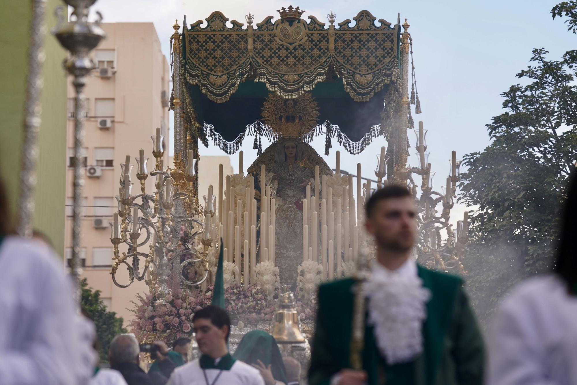 Salida procesional de la Cofradía de Nueva Esperanza, en el Martes Santo de 2024.