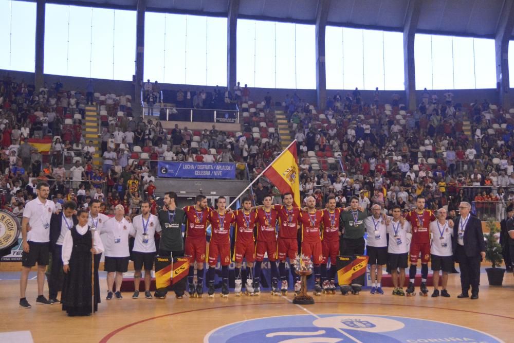 España gana el Europeo de Hockey en A Coruña