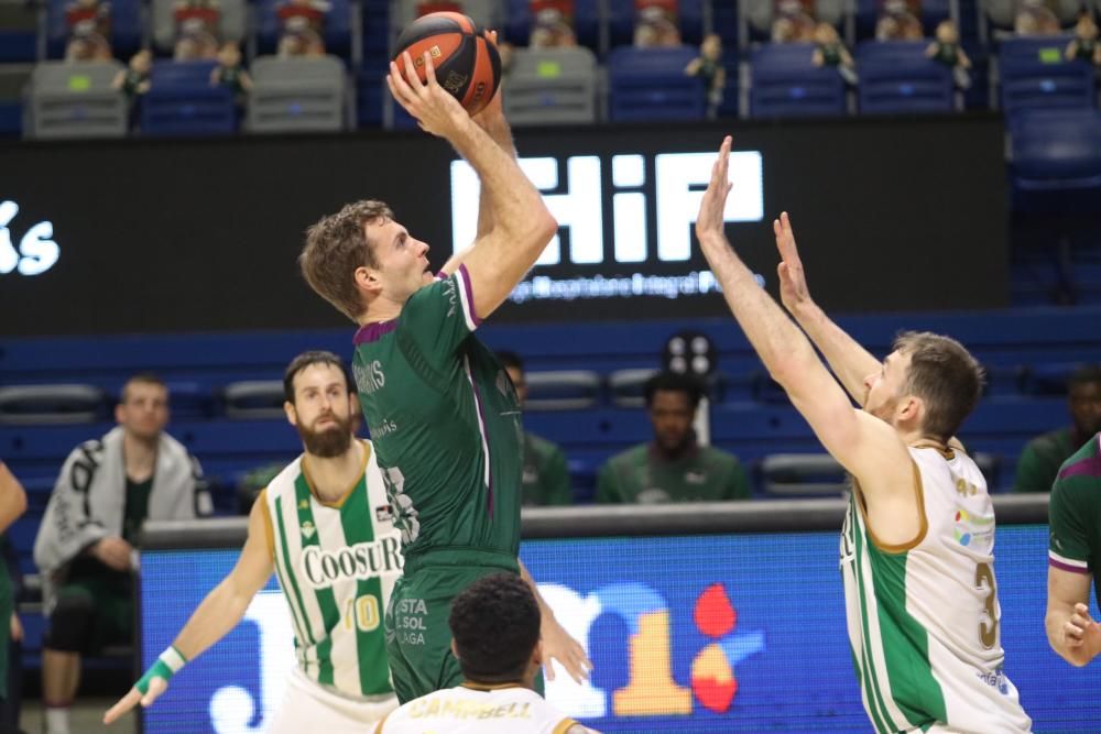 Partido de la Liga Endesa entre el Unicaja y el Real Betis