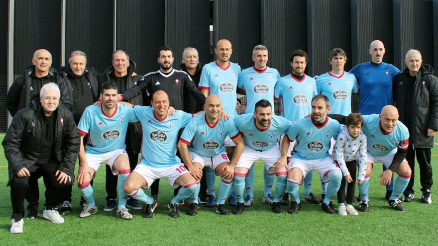 Formación del Celta que compitió en Torrelavega.