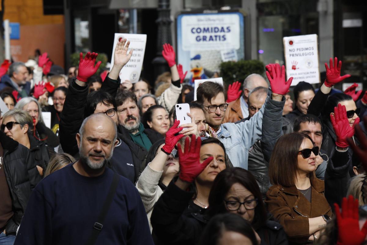 EN IMÁGENES: Así fue la manifestación de autónomos asturianos en Oviedo