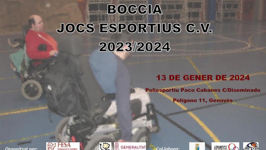 El CB Genovés organiza una nueva jornada del Autonòmic de Boccia junto a Aspromivise