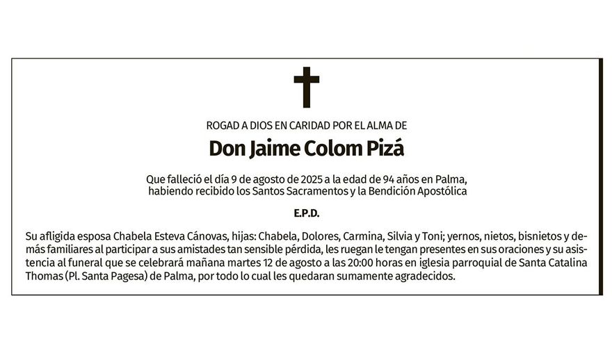 Jaime Colom Pizá