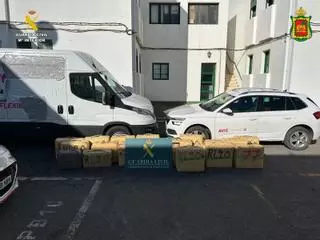 Un alijo de 900 kilos de hachís en Fuerteventura