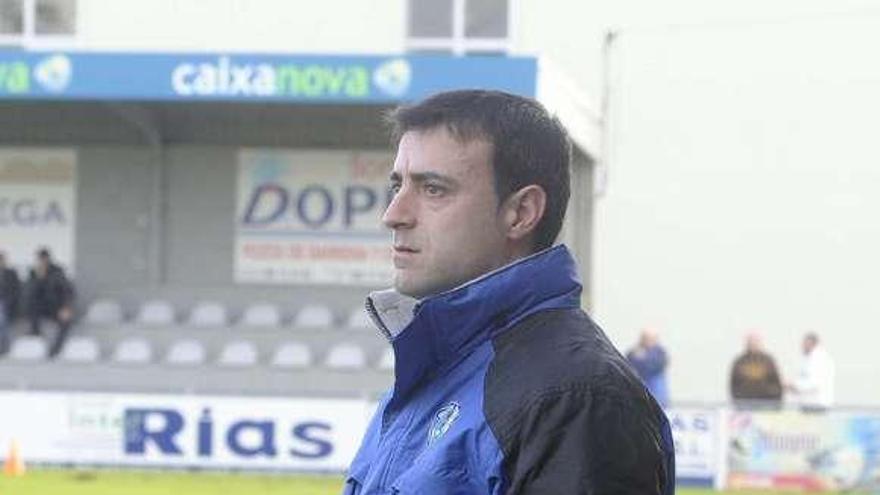 Ricardo Fernández, técnico del Portonovo. // Noé Parga