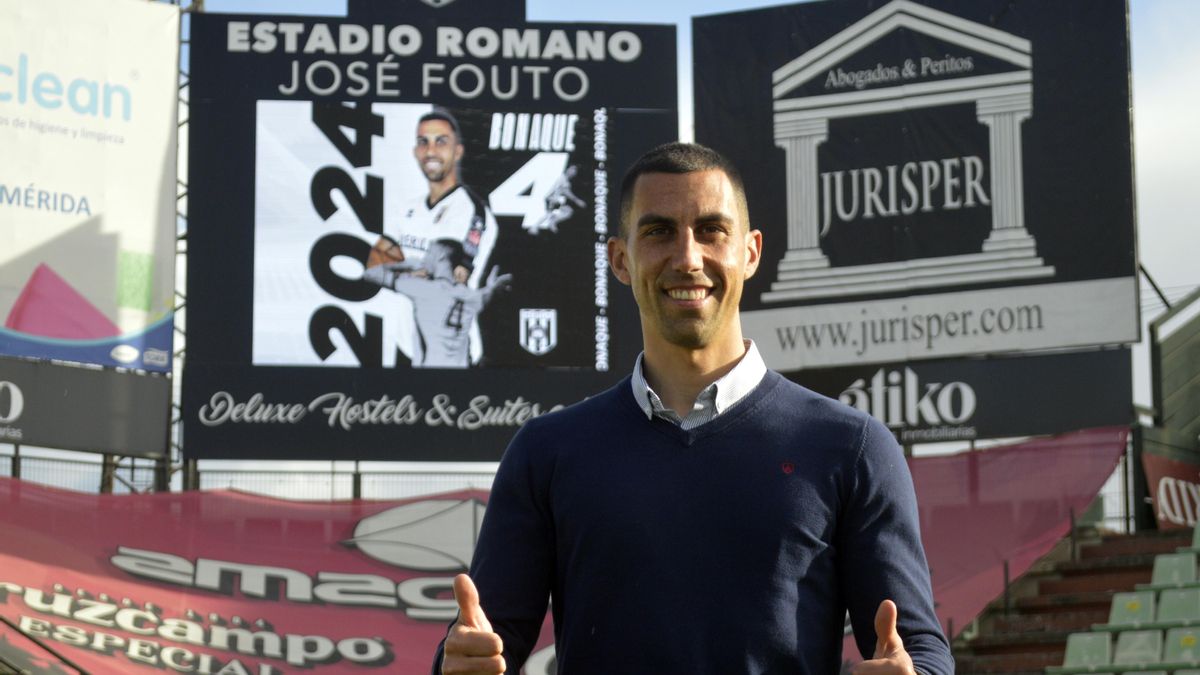 Manuel Bonaque, que ha ampliado su vinculación con el Mérida hasta 2024.