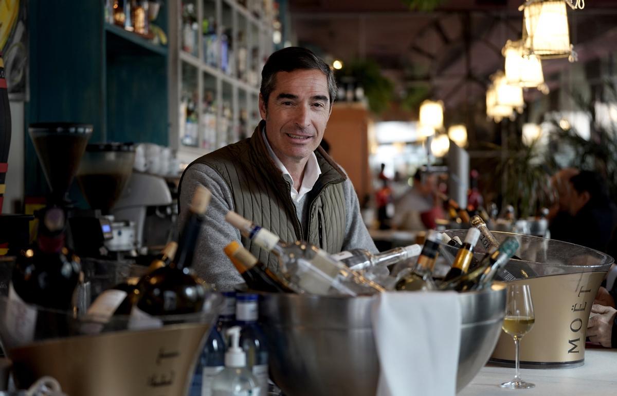 Leandro Izquierdo, propietario de un bar en el centro de Madrid.