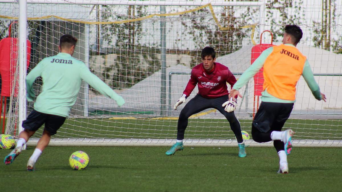 El filial prepara el partido del domingo contra el Granada con el ánimo de ganarlo.