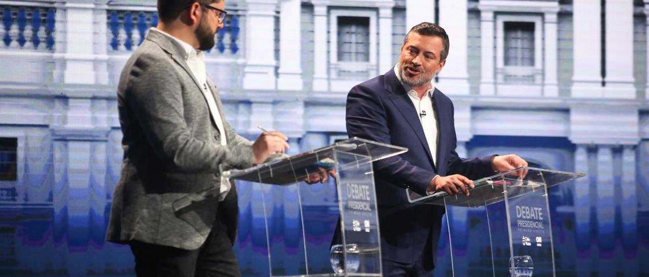 Gabriel Boric y Sebastián Sichel.