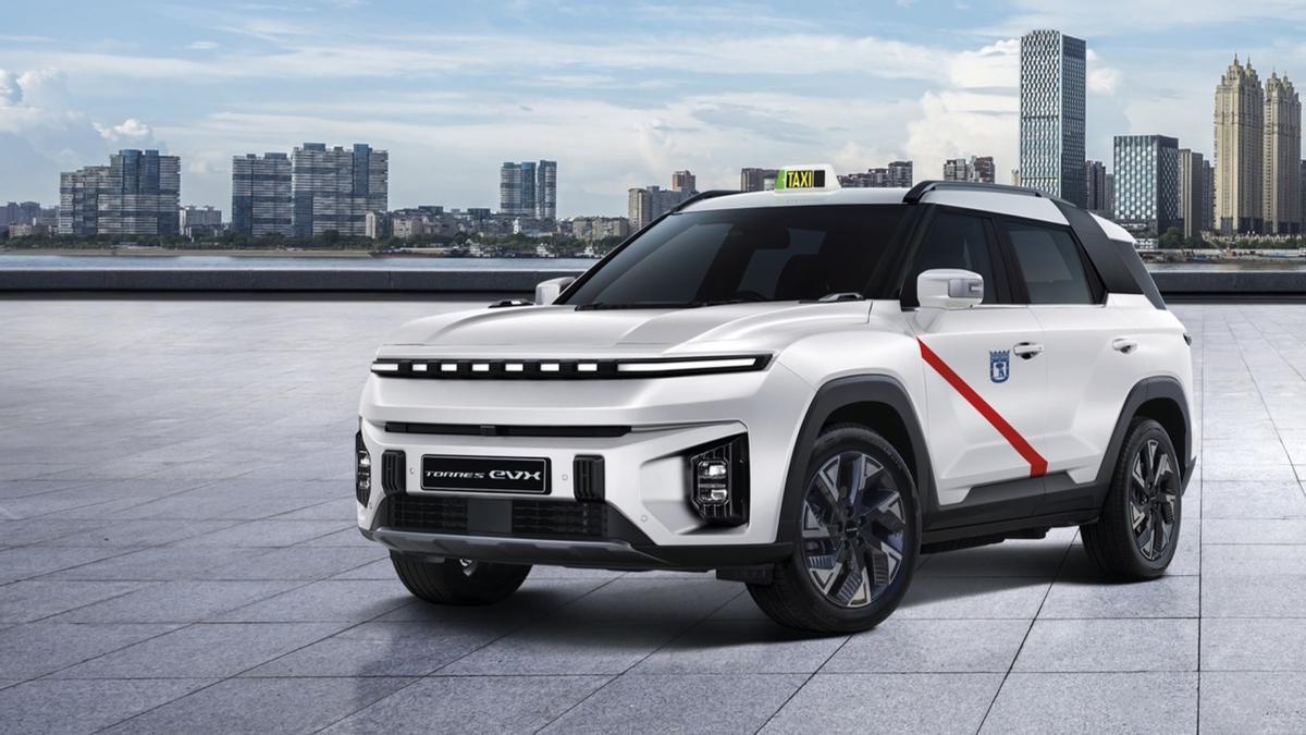 KGM Torres EVX 100% eléctrico como taxi para Madrid