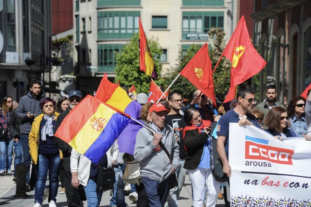 Día del Trabajador en Galicia | Vilagarcía protesta contra la mayor tasa de paro de Galicia