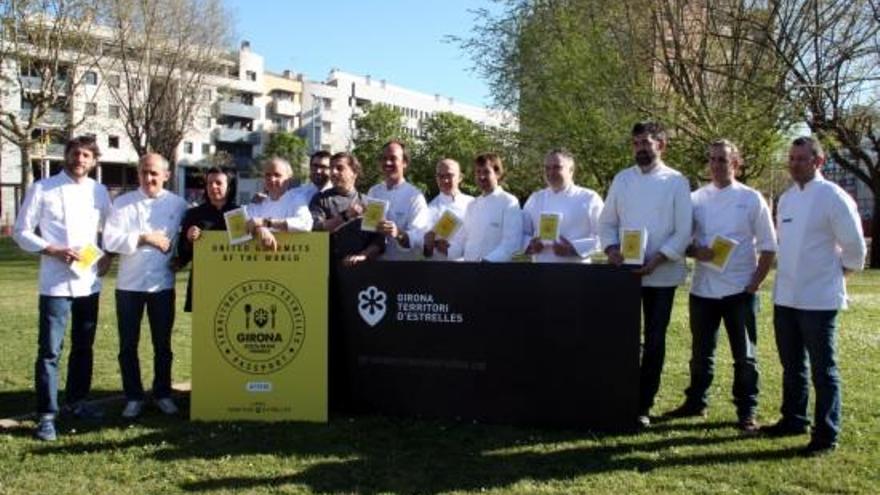 Els cuiners dels tretze restaurants gironins amb estrella