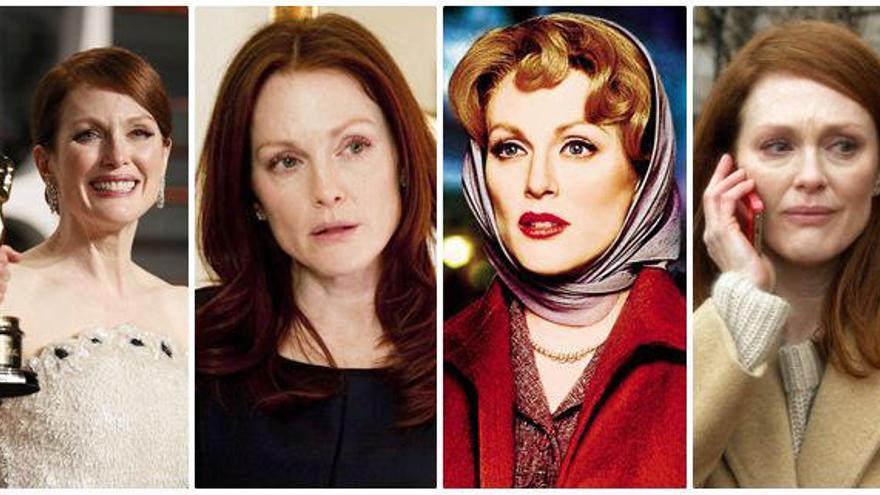 Diferentes imágenes de Julianne Moore.