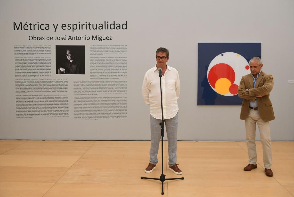 Exposición 'Métrica y espiritualidad' del artista José Antonio Míguez en Afundación