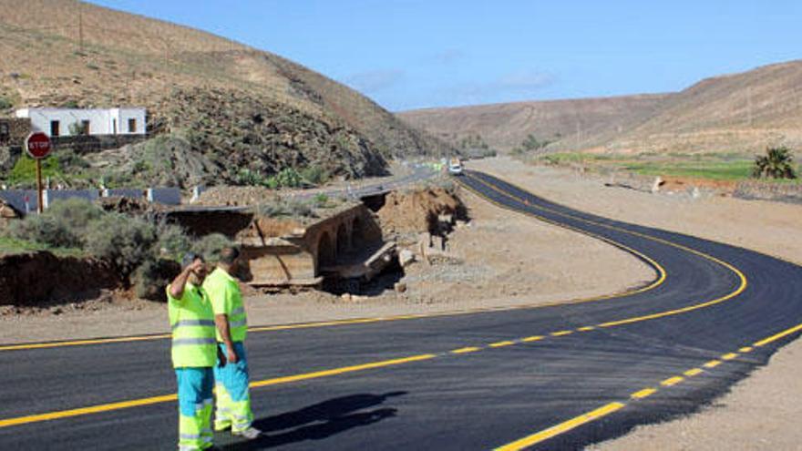 Abierto el acceso provisional a Ajuy