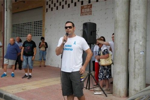 Protesta en Sangonera por un "Aire Límpio"