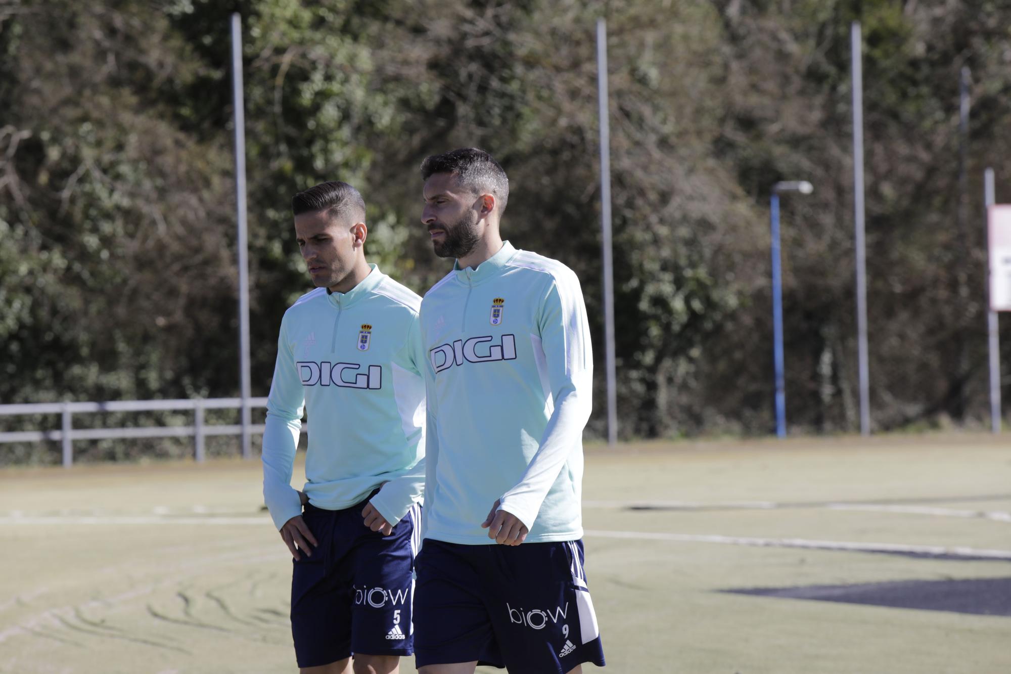 EN IMÁGENES: el entrenamiento del Oviedo