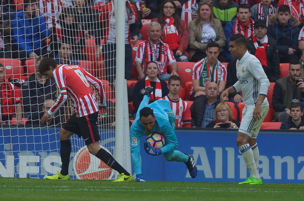 Las mejores imágenes del partido entre el Athletic y el Real Madrid en San Mamés.