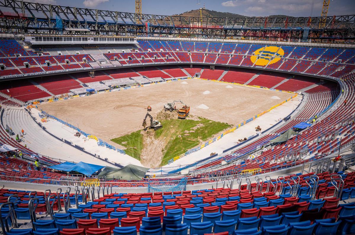 Obras del Spotify Camp Nou.