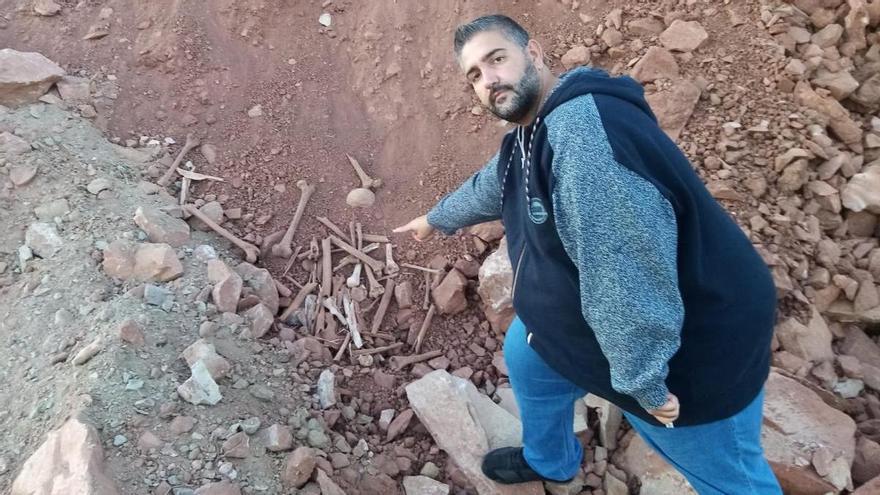 Unidas Podemos denuncia el tratamiento del Ayuntamiento de Almogía de unos huesos hallados en una obra