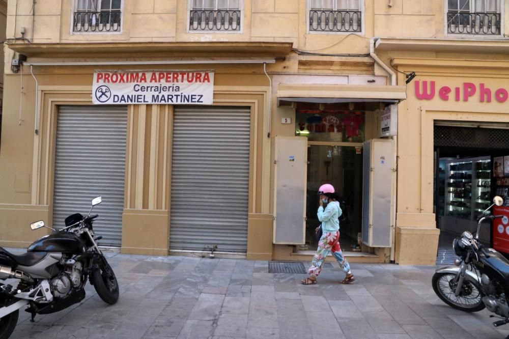 El comercio entra en crisis en el Centro de Málaga.