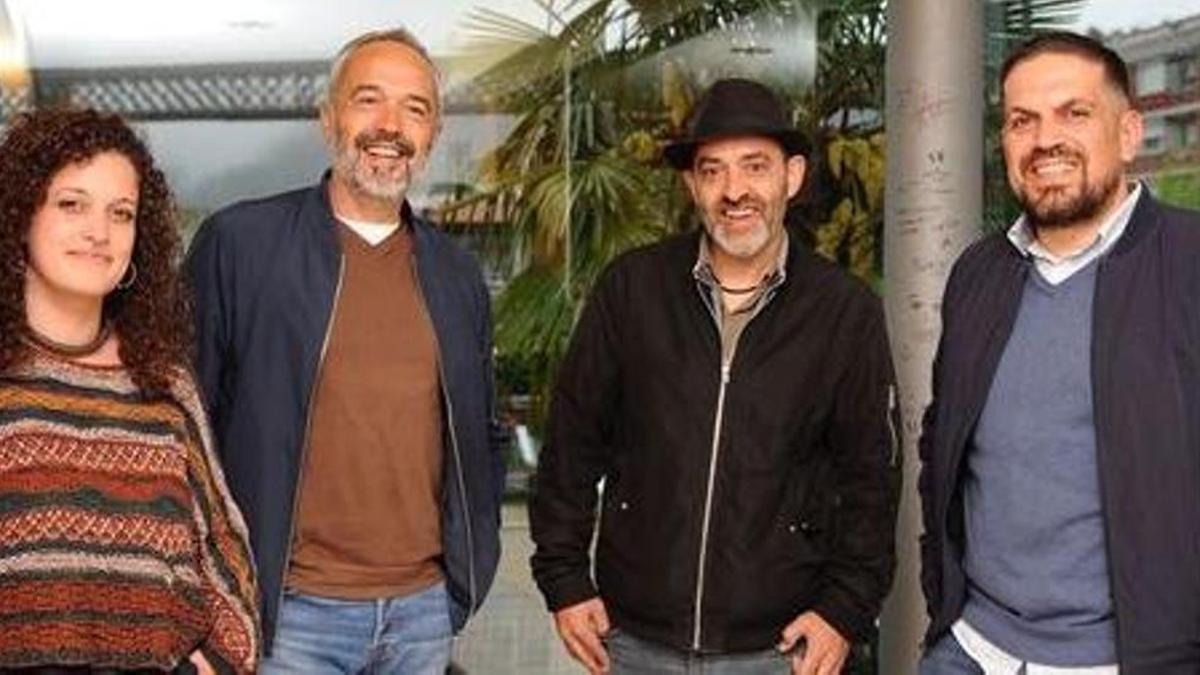 Los miembros de AER Alba de Jong, José Carlos Orge, Roberto Villar y Daniel Boullosa.