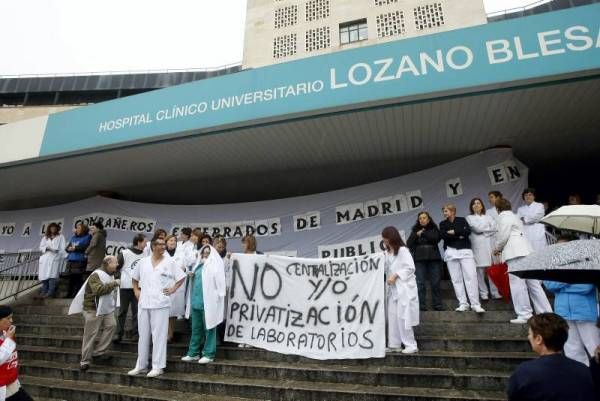 Fotogalería: Concentración contra la privatización de la sanidad